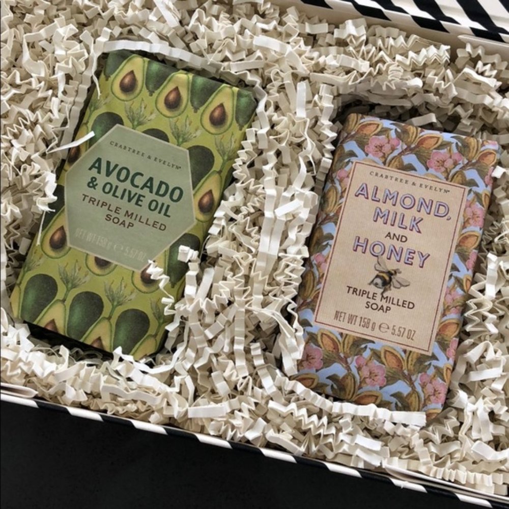 Crabtree & Evelyn ALMOND HONEY AVOCADO SOAP DUO